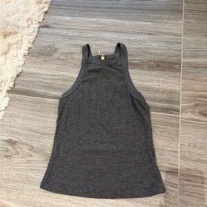 LF Gray Ribbed Women's Tank Top